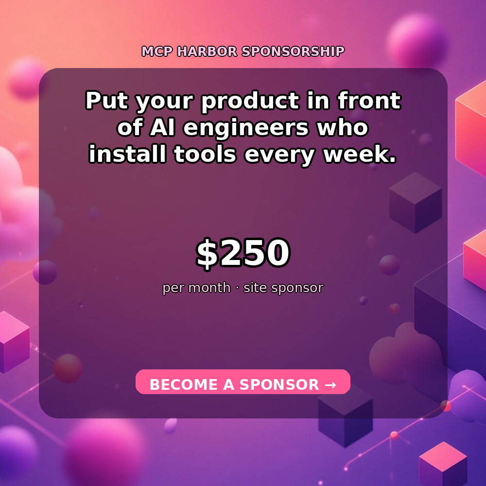 Sponsor slot available — email to enquire
